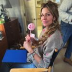 Tricia Helfer Instagram - Camera hair and makeup tests yesterday, and crew set up at our first location. Hair/makeup dept setting the tone 🙏🏻 #HelloBeautiful #breastcancerawarness