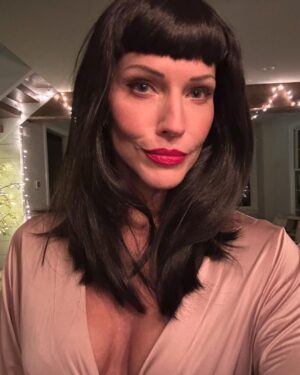 Tricia Helfer Instagram - Naughty and nice this year.  Until next. Let’s hope 2024 brings good tidings for all.
