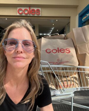 Tricia Helfer Instagram - Still in my travel attire, haven’t stopped.  I’m a nester and filming prep starts tomorrow.  So…unpacked and walked to find a grocery store. Uber to the rescue afterwards and now I think I might hit the pool/workout before digging back into studying.  #Queensland #tired #norestforthewicked