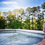 Tricia Helfer Instagram - Jacuzzi countryside style.