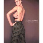 Tricia Helfer Instagram - Had a similar look to this yesterday on set - except minus the pants too 😳 #tb thx to @triciahelfersupermodel