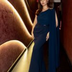 Tridha Choudhury Instagram - Midnight blue is the only colour that can ever compete with black - #christiandior ⭐️ Outfit @collectiveindia PR @iseeorion ⭐️ #couturefashion #luxuryfashion #luxe #luxuryispersonal #christiandior #timelessdesign #timelesselegance