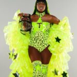 Trinity Instagram - Your new #KNOCKOUTS WORLD CHAMPION! @impactwrestling 💚🌟 🩱 @sgovintage 🧥 @starrland 💇🏾‍♀️ @crown_vix @_p_i_g_m_e_n_t_ 📸 @beezzzzy