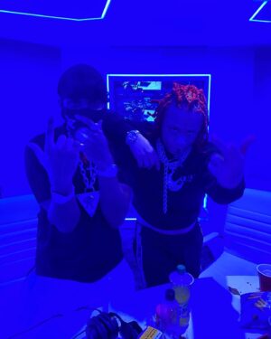 Trippie Redd Instagram - Trippie x Ski @theslumpgod ✌🏼💋