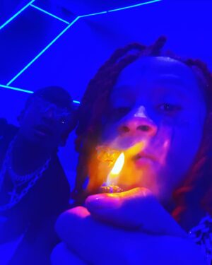 Trippie Redd Instagram - Trippie x Ski @theslumpgod ✌🏼💋