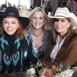 Trisha Yearwood Instagram - Last week, I snuck up to @brushcreekranch in Wyoming and sang with some of my favorite ladies! We had the best time, didn’t we @reba and @terriclarkmusic?! Reba, thank you for the invitation! We raised a lot of money for great causes!! xo