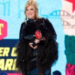 Trisha Yearwood Instagram - It’s an honor to celebrate @trishayearwood as our 2024 June Carter Cash Humanitarian Award recipient tonight at the #CMTAwards 🖤