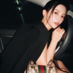 Tsai Jui-hsueh Instagram – 上車嗎?🖤 @gucci #gucci