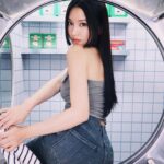 Tsai Jui-hsueh Instagram - 我不洗衣服，我喜歡你😝 - 半夜在韓國拍貼機拍的照片 洗衣機還蠻好玩的ʕ •ᴥ•ʔ