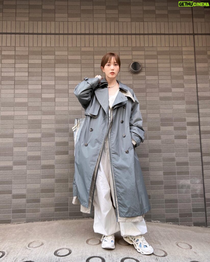 Tsubasa Honda Instagram - 🧥 @yoke_tokyo のコート🐻 やっぱりメンズライクが落ち着きます☺️ #急に暖かなってきまして #いっそいで春服着ないと #ほんだのふく