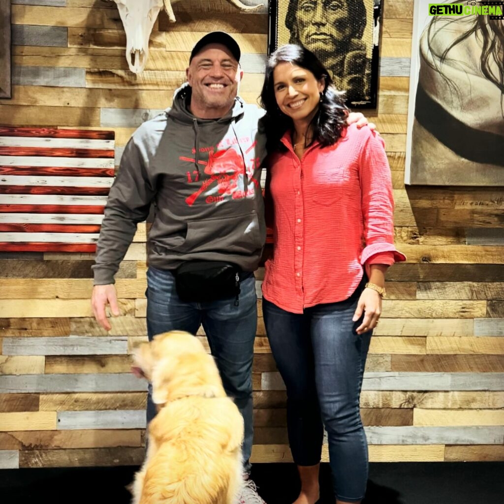 Tulsi Gabbard Instagram - Thank you @joerogan (and @marshallmaerogan) for the workout, the cold plunge pain, and great conversation! Time has flown by since the first time you had me on your show, but so much has happened in the world in those short years. Through it all, I’m so grateful for your friendship and support, and the positive impact you have on those around you. Thank you 🙏🏽