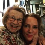 Uma Thurman Instagram - doctor ruth, a truly great lady, post my show in the hudson theater. she gave me great insight as she always does, on all things womanly.