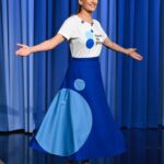 Uma Thurman Instagram - Thank you @jimmyfallon for giving @roomtogroworg all the love last night 💙🙏 And thank you to your producers & the show @fallontonight for doing good, welcome back! Click on the link in my bio to learn more about this amazing organization so close to my heart x Photo credit: Todd Owyoung | NBC @toddowyoung