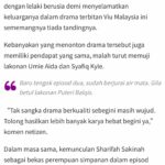 Umie Aida Instagram – Terima kasih @hibglam.com.my 🙏🏼

・・・
Mula ditayangkan sejak pertengahan Mac lalu, #TerlanjurCinta lakonan hebat seperti Puteri Balqis, Syafiq Kyle, Datin Seri Umie Aida dan Khir Rahman itu ternyata berjaya meruntun jiwa penonton.

Penjiwaan yang diberikan Puteri Balqis yang memegang watak Aishah dan sanggup berkahwin dengan lelaki berusia demi menyelamatkan keluarganya dalam drama terbitan Viu Malaysia ini sememangnya tiada tandingnya.

Kebanyakan yang menonton drama tersebut juga memiliki pendapat yang sama, malah turut memuji lakonan Umie Aida dan Syafiq Kyle.

Baca artikel penuh menerusi www.hibglam.com.my atau klik Bio. Jangan lupa follow Instagram, Facebook, TikTok dan X (Twitter) #hibglam