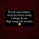 Umie Aida Instagram – Ya Allah..me buka IG semua pasal isu tu. Bukan me nak back up , tapi pls ler.. bagi ruang utk mereka selesaikan masalah itu. Ingat.. ujian kita dihari akan dtg kita tak tahu. Maka berdiam adalah yg terbaik. 🤐