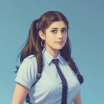 Urvi Singh Instagram - agar AI @urvisingh143 tumhare school mein hoti, toh kya tumhe uspe crush hota? 🤔😍🥰 #UrviSingh #AIArt #Lensa #Princess #Favourite #CrushedS2 #CrushedS2OnminiTV #Crushed #BingeNow #LiveNow #AmazonminiTV #WatchNow #WatchFree #Trending #Explore