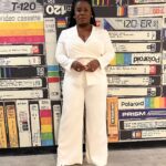 Uzo Aduba Instagram - To Infinity…🚀 Hair: @hairbyromorgan Makeup: @carolagmakeup Stylist: @shionat Suit: @lafayette148ny Shoes: @louboutinworld Jewelry: @jenniferfisherjewelry