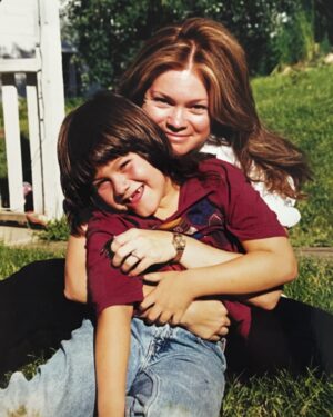Valerie Bertinelli Instagram - My favorite human turns 33 today! Happy birthday @wolfvanhalen 🩵
I am so proud and impressed by you every single day. Your grace under pressure is something to behold. 
I love you to the 🌙 and back 💛