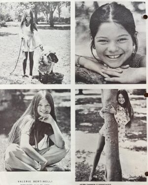 Valerie Bertinelli Instagram - 1972-3? #tbt 
At the risk of being yelled at for posting more pictures of when I was young 🤭 here’s my first headshot or sheet I don’t remember what they were called back then. They had two sides so you could show a variety of ‘commercial’ looks and I believe the punch holes are for casting directors to put them into binders. Side note: yes, there was actually someone walking their 🐑 at the park and the photographer asked the owner if I could hold it for a few shots. 😳 Aaand another sidenote: the location for the shoot was at a park just a wee half a block from where my son would eventually go to high school who knows how many decades later 🥰
This could’ve been the sheet I handed to Jane Murray when I walked into her office to read for the part of Barbara Cooper in the summer of 1975. 🥰 God bless her for seeing something in me and giving me the chance to read for the incomparable Norman Lear.
The man who changed my life. 🤍