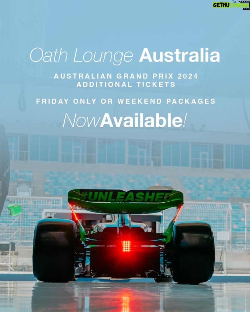 Valtteri Bottas Instagram - BREAKING NEWS – We’ve been able to secure a LIMITED number of additional tickets for the @oathlounge for this years #AustralianGrandPrix, with Friday only and Weekend options available. This is your chance to join us on either Friday to watch the F1 Practice Sessions, or across the weekend where you’ll take in qualifying and the race within the confines of the Oath Lounge. We’ve got your spot reserved, so act now and join us in the Oath Lounge at this years #AustralianGP. The O/TH Lounge private hospitality experience includes: • Friday only, weekend or 3-day Australian GP admission with entry into the private O/TH Lounge. • Daily meet and greet, photo and signature opportunities and a pre-race Q A with Stake F1 Team Kick Sauber driver Valtteri Bottas. • O/TH official merchandise gift bag. • Daily competitions. • O/TH Bar serving exclusive OATH branded drinks and specially blended cocktails, sparkling, premium Ihana wine, beer, cider and soft drinks. • Specialty coffee bar from Melbourne Roastery St Ali’s. • Open Seating within the Lounge. • Gourmet food package served throughout the day. • Broadcast TV feeds and in-suite hosts. Check the link in bio and secure your spot today! #OathGin #OathLounge #ThisIsMyOath @valtteribottas @tiffanycromwell