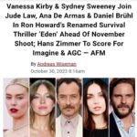 Vanessa Kirby Instagram – Thrilled to be joining you all on this adventure 🤍 @realronhoward