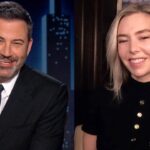 Vanessa Kirby Instagram - Thank you for having me @jimmykimmellive. Loved seeing / mishearing you / squinting through a laptop at you!! #PiecesOfAWoman @netflix