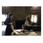 Vanessa Kirby Instagram - The World To Come is out in the UK this week, so here are some pictures of us having a lovely time making it. We filmed it in the mountains in beautiful Romania and loved every minute. Thank you to the brilliant team and crew behind the camera including @gemmahoff, our forever Hair and Make up Designer genius as always (plus endless wig wrestler), @djancso for your magic and of course, our leader @fastvold. I hope everyone loves the film as much as we did making it.