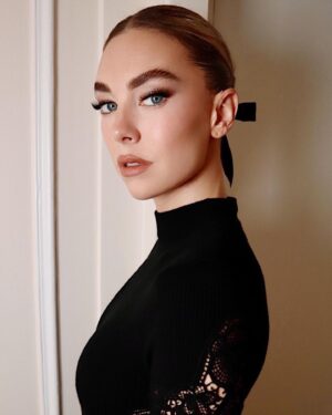 Vanessa Kirby Instagram - @gabrielahearst you are the fiercest legend. Congratulations on your final insanely beautiful collection for @chloe - what an honour to be there with you all 🖤