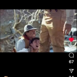 Vanessa Marcil Instagram - @kassius_marcil_green film is out now in theatres and will be available on @appletv From @lionsgate @paramountpics pictures Based on a true story about the Rufus Buck gang. “The night they came home”