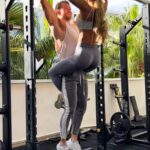 Vanessa Mariposa Instagram - making gains together 🔥 anzeige ______ #vanessamariposa #vanessamariposafitness #palmademallorca #fitcouples #makinggains