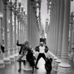 Vanessa Ray Instagram - May we all go into 2023 hitting it as hard as Eric hits these poses. #happynewyear #2023 #lacma