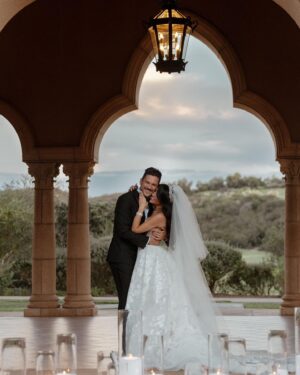 Vanessa Villela Instagram - Walking into our first dance was one of the most magical  moments of the wedding 👰🏻‍♀️🤵🏻‍♂️🥰❤️ I had tingles all over my body, I literally went to the moon and back🌙💫my prince, my husband, my best friend @tomfraud 😍Forever Te Amo!!! ❤️🦋❣️🦋❤️🦋❣️❤️🦋❣️

@Brides Exclusive

Wedding Dream Team🤩

Wedding designer and planner @ladee_designs 
Flowers @nancylobodesigns 
Dress  @galialahav 
Veil @forlovebridal 
Styling @genaromaldo 
Jewlery by @justdesi 
Makeup @pepegutierrezoficial 
Hair @elieraadelia 
Crown @mariaelenaheadpieces 
Tuxedo by @zegliobeverlyhills 
Venue @fairmontgranddelmar