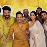 Varun Dhawan Instagram - Love is about to take center stage!❤🎬 Sunny Sanskari & Tulsi Kumari’s journey with their family begins today. Send love & blessings!✨ #SunnySanskariKiTulsiKumari in cinemas, 18th April 2025! #SSKTK @karanjohar @apoorva1972 @shashankkhaitan @varundvn @sanyamalhotra_ @rohitsaraf @manieshpaul @marijkedesouza @ipritamofficial @amitabhbhattacharyaofficial @dharmamovies @mentor_disciple_entertainment