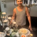 Varun Dhawan Instagram - Growing, learning and yet trying to stay the same thank u for all the wonderful wishes and love. P.s - I ate very lil bit of that cake since I start a new movie 🎥 very soon so very excited about that !!!!