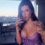 Vera Bambi Instagram – I was just 1 month alcohol free when these photos were taken, drinking water at a winery. Now I’m close to 8 months sober. Although I wasn’t an alcoholic, removing that toxin from my life is something I’m really proud of. I’ve experienced so much mental clarity and it’s easier to put on muscle. Also, I wake up healthy and happy on Sunday morning instead of hungover or headachy. That’s been GREAT! 😅

This wasn’t easy to do and I’ve truly had to come face to face with myself on this journey. Drinking is so incredibly normalized. The alcohol menu at restaurants is longer than the food menu, people offer you a drink at every gathering, I have always liked the taste of an Irish coffee, mimosas used to be my getaway obsession and sometimes life just puts you in a place where a drink would really take the edge off. I never understood the impact it was having on my body and brain until I stumbled on some research while trying to improve my memory. Yes, stumbled. I never thought of it as something bad, especially since I would only drink during dinner dates or Saturday night streams. Far as I previously understood, it had health benefits.

My biggest discovery was how much alcohol destroys your ability to cope. I would often say “man this week was rough, I’m gunna have a little drink drink”. I never had a lot, just enough to give myself a mental break. Instead of facing the music, I was volunteering myself for a dose of brain damage. Not good.

My reading wasn’t the first thing that made me stop. In 2023 I witnessed the loss of multiple lives and attended multiple funerals due to substance abuse. Both alcohol and drugs, I don’t want to get into it, it’s a sad place to go. But the news coming at me shook me to my core. I know I’ve posted about my not drinking a lot, I plan to continue posting about it because it’s something I feel strongly about. 

My hope is that this message can reach someone who needs it, or even to simply notify someone like myself who doesn’t realize just how damaging it is. I encourage you to read about alcohol and brain damage. Knowing what you’re putting into your body and taking it very seriously.

Wishing you luck, love and a beautiful life 💋