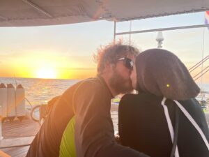 Vera Farmiga Instagram - Dang that Cupid… drew back his bow… really let that arrow go with us. 💘💘Love you, my best friend. Love us, then and now. Let’s party @rennhawkey