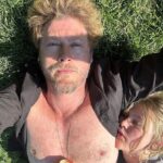 Vera Farmiga Instagram - Ol’ sexy chest Hawkey. We love you and love pressing up to your golden heart. Happy Father’s day to a father who’s a happy one!