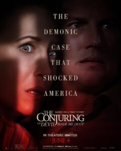 Vera Farmiga Instagram - #LorraineWarren - rockin’ a mad puff sleeve while casting out demons. My kinda girl. #TheConjuring: The Devil Made Me Do It, in theaters and @HBOMax June 4 @thereelpatrickwilson @michaelchaves @theconjuring @newlinecinema @creepypuppet @hbomax