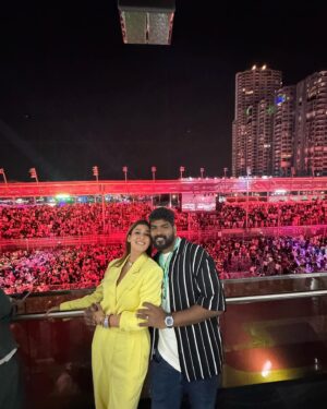 Vignesh Shivan Instagram - First Grand Prix experience ❤️❤️❤️ @f1paddockclub @f1 @saudiarabiangp @jeddahcircuit 

Event organised by @tarctalent 
Outstanding Hospitality from the @f1paddockclub #jeddah #ministryofsportsaudiarabia ❤️❤️