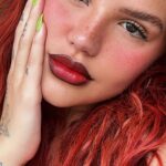 Virgínia Wanderley Instagram – 🧛‍♀️ Vapire Lips 🧛‍♀️ combinou mt com meu cabelinh ❤️‍🔥 usariam?