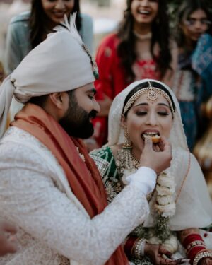 Vrushika Mehta Instagram - With the warmth of family, the laughter of friends, and blessings all around, we found our home in one another's hearts. Saying 'yes' became a promise for a lifetime. 🧿♾️ 
.
Captured by: @smaryafilms 
Wearing: @asopalav 
Jewellery: @paldzigns.jewel 
Design & Management: @faith13_events 
Kaleera: @beabhika 
#rabhdivrushyy #wedding