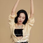 Wang Feifei Instagram - 女性力量，如同月亮，柔中带刚，自有平衡。和我一起戴上@Monica Vinader X 王霏霏联名系列，做自己❤️爱自己 Introducing my first collaboration with @monicavinader Inspired by a profound affinity with the moon – a symbol of feminine strength and energy – we came together to create 12 celestial styles.
