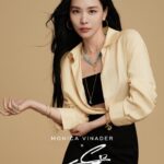 Wang Feifei Instagram - 女性力量，如同月亮，柔中带刚，自有平衡。和我一起戴上@Monica Vinader X 王霏霏联名系列，做自己❤️爱自己 Introducing my first collaboration with @monicavinader Inspired by a profound affinity with the moon – a symbol of feminine strength and energy – we came together to create 12 celestial styles.