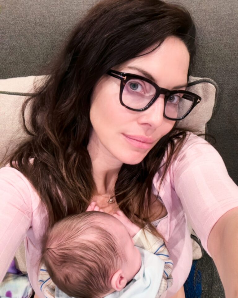 Whitney Cummings Instagram - Introducing new bubba Henry. So far he’s the sweetest little piglet and interests include making sure his mom has no memory, delaying her podcast releases, and peeing in her mouth during diaper changes.