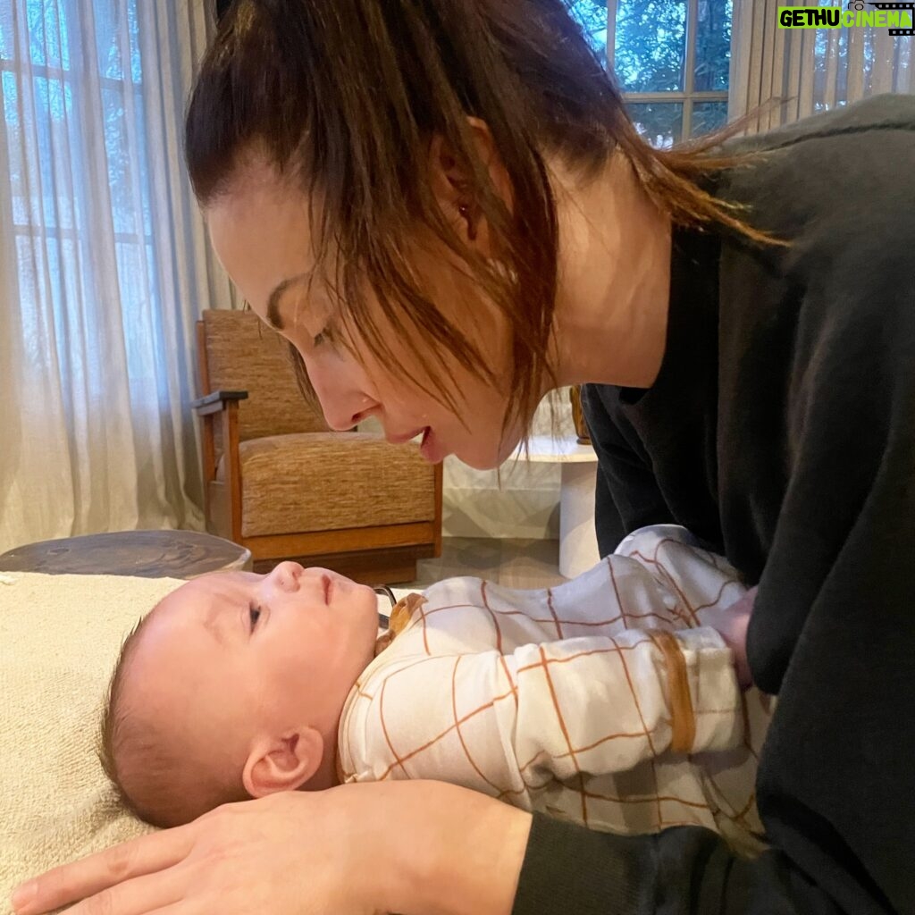 Whitney Cummings Instagram - Motherhood is metal AF but there are moments where you’re just like oh thiiiiiis is what love is….Tips on how to get a baby to stop screaming bloody murder since I hear giving them NyQuil is illegal?