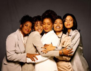 Whitney Houston Instagram - December 22, 1995:’ Waiting To Exhale,' starring Whitney, Angela Bassett, Loretta Devine, and Lela Rochon was released in theaters. The film opened at #1 at the box office in North America and the Los Angeles Times called it "a social phenomenon." Here is the great cast pictured with Terry McMillan who wrote the book and co-wrote the screenplay. 
📸: @matthewjordansmith
