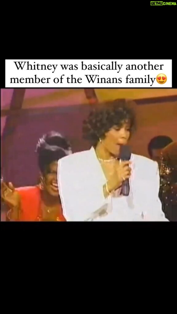 Whitney Houston Instagram - Whitney joined her good friends The Winans to sing “It’s Time” on the Essence Awards in 1992. Repost 🎥 @whitneyxbobby