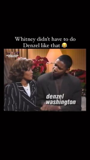 Whitney Houston Instagram - Happy Birthday to Denzel Washington! Whitney and Denzel talk about working together 😂 💜

🎥: bobbyxwhitney on IG