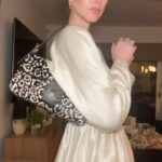 Whitney Port Instagram - My ideal weekend. We did a lot of this. 1 & 2. Belated birthday dinner with friends. Forgot my phone so had to take all this content after I got home from dinner 🙃 3. Admiring my @chanelofficial flats before a quick @melissawoodhealth workout 4. Sonny’s Saturday fit 5. Baking, becoming like therapy to me. 6. Tried golfing. 7. We’re a @squishmallows household 8. My Sunday whole milk vanilla cappuccino that makes me very very happy