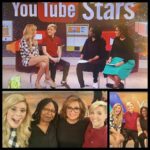 Whoopi Goldberg Instagram - Celebrating 10 years with @YouTube superstars @myharto & @gracehelbig and cohost @cristela9 on the @abctheview #google #rollinwithwhoopi #youtube #WHOOPI #whoopigoldberg